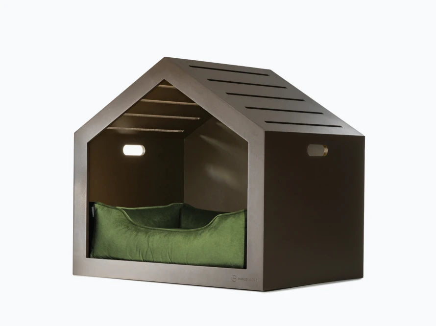 Shelter Braun Velour#Grün