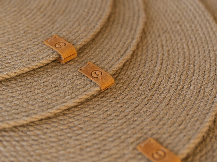 Bowl mat jute