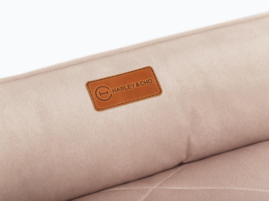 SOFA Velour Hundebett#Pudra