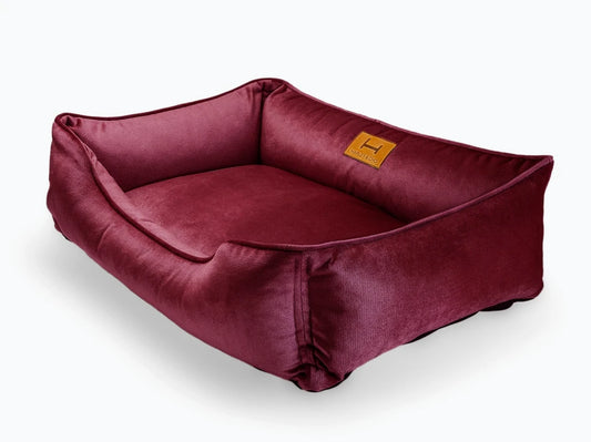 Dog Bed Dreamer Velour Wine