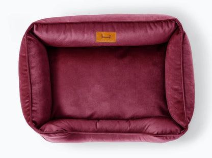 Dog Bed Dreamer Velour Wine