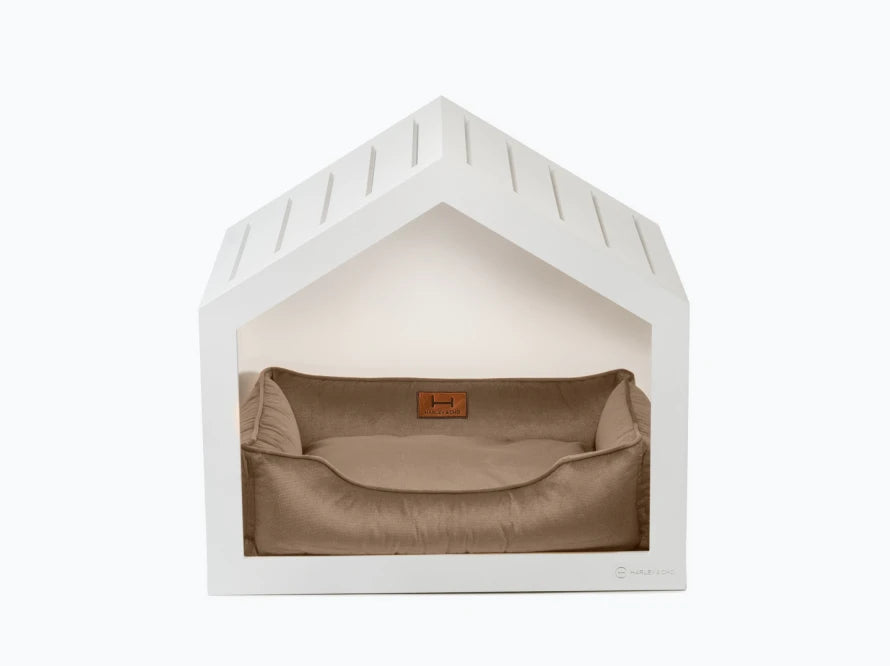 Shelter Weiß Velour#Beige