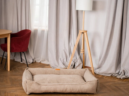 DOG BED DREAMER VELVET Yellow