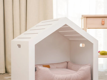 Shelter Weiß Velour#Pudra