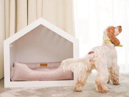 Shelter Weiß Velour#Pudra