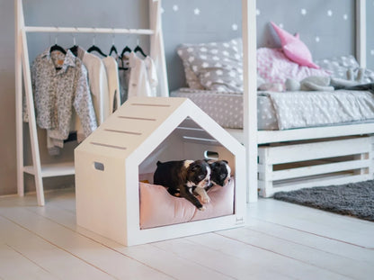 Shelter Weiß Velour#Pudra