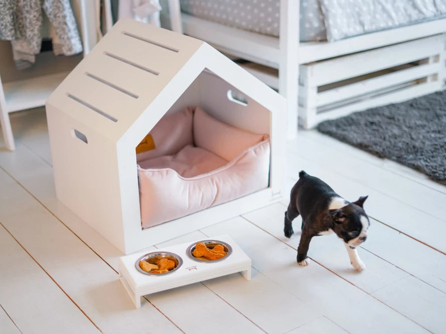 Shelter Weiß Velour#Pudra