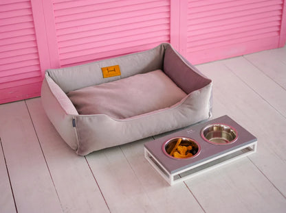 Dog Bed Dreamer Velour Wine