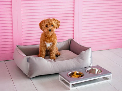 Dog Bed Dreamer Velour Graphite