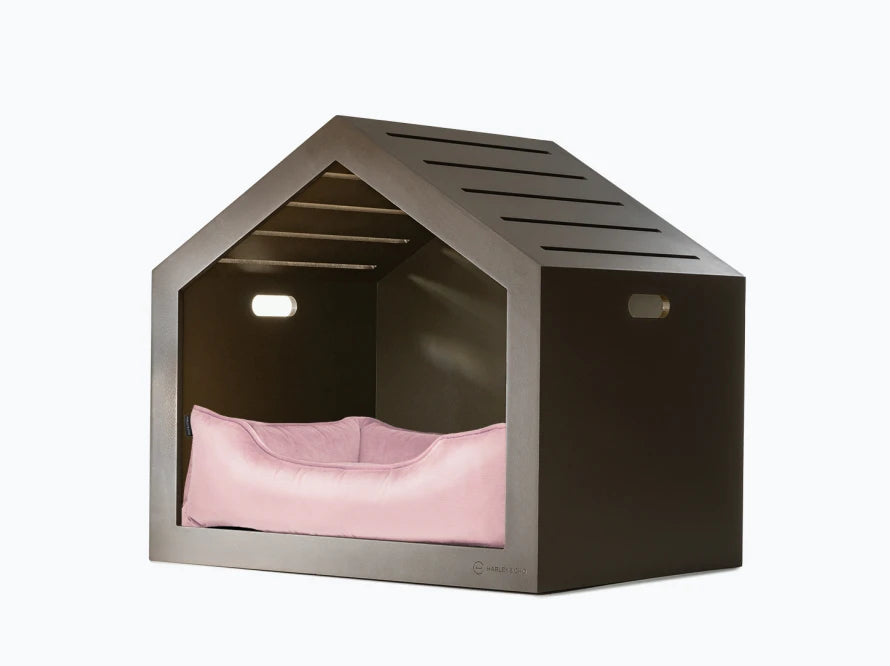 Shelter Braun Velour#Pudra