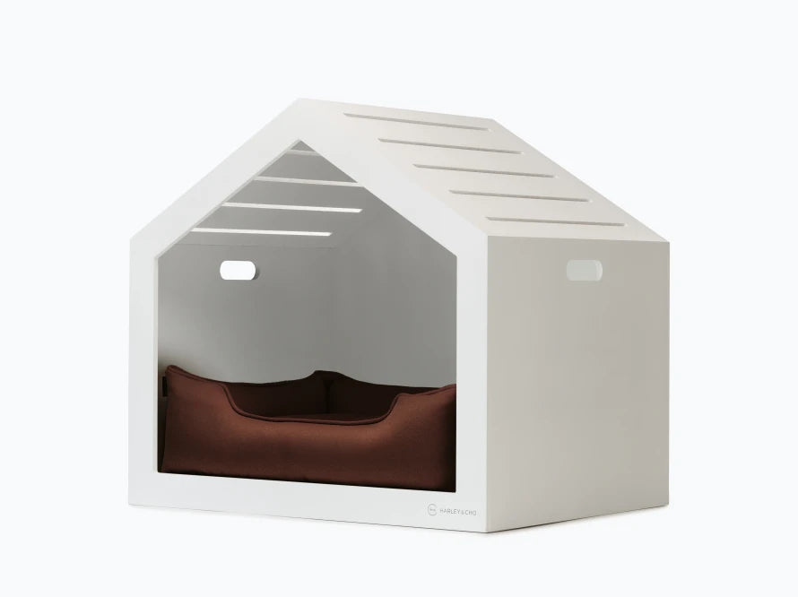 Shelter Weiß Strukturgewebe#Braun