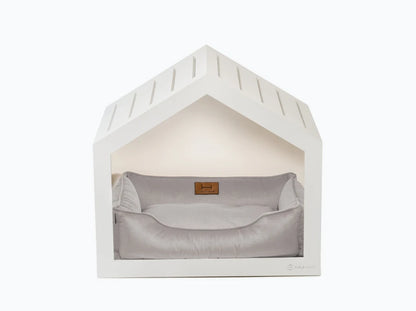 Shelter Weiß Velour#Grau