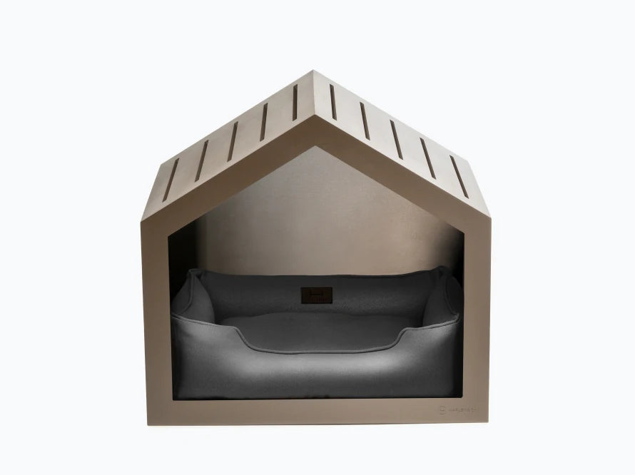 Shelter Braun Strukturgewebe#Grau