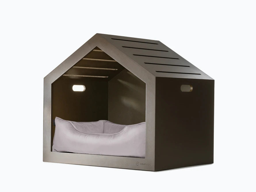 Shelter Braun Velour#Grau