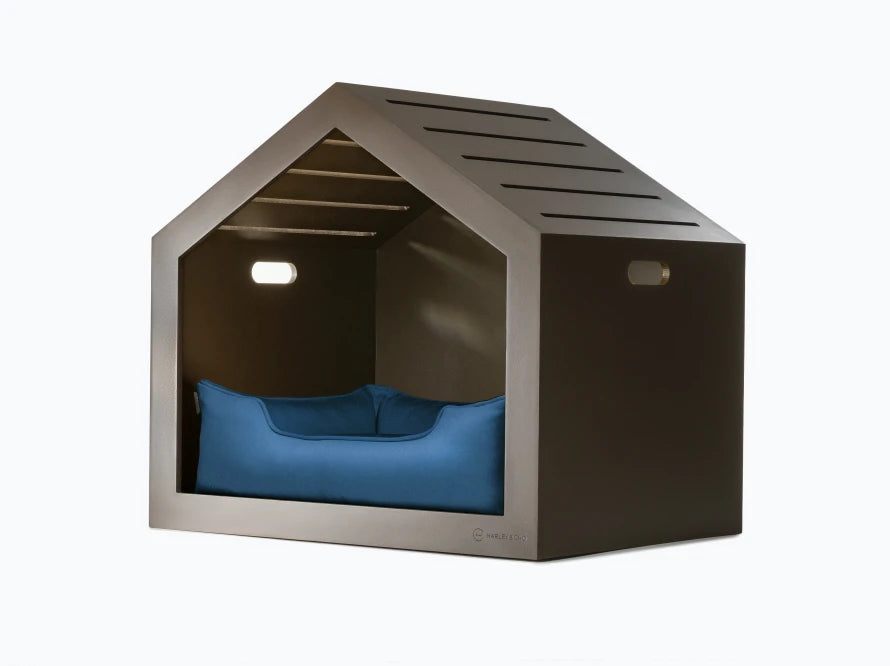 Shelter Braun Strukturgewebe#Blau