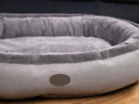 Oval Dog Bed Donut Ocean