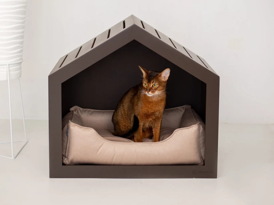 Shelter Braun Velours#Beige