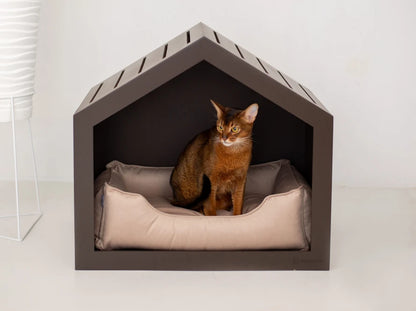 Shelter Braun Velours#Beige