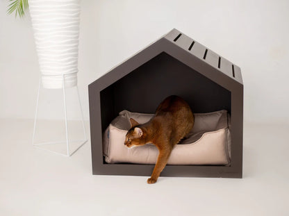 Shelter Braun Velours#Beige