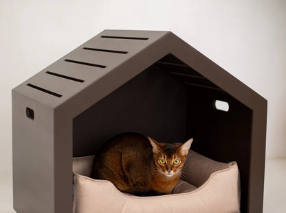 Shelter Braun Velours#Beige