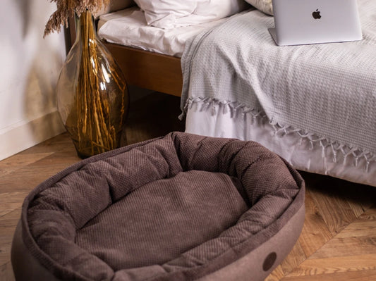 Oval Dog Bed Donut Ocean