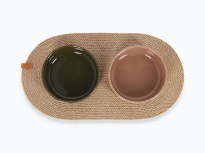 Bowl mat jute