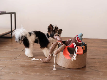 BASKET for toys - Linen