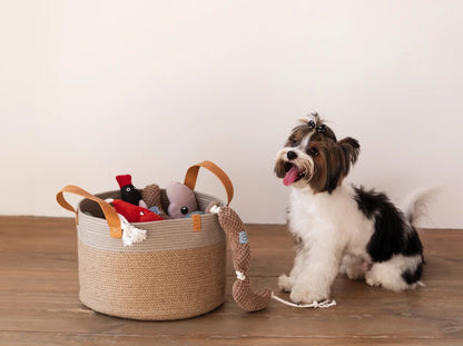 BASKET for toys - Linen