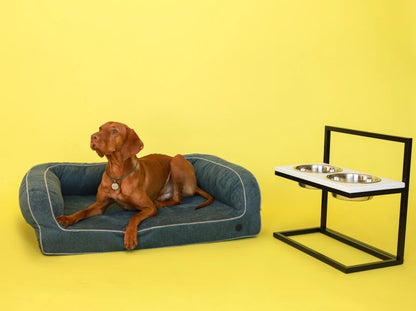 Hundesofa SLEEPER aus Möbelvelour#Blau