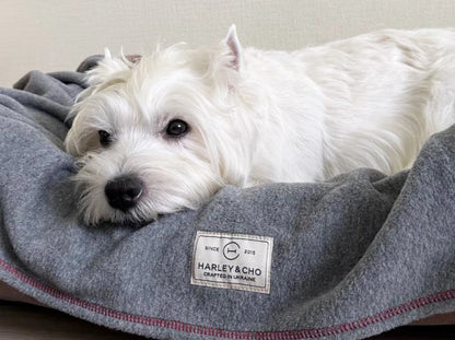 Tysha Fleecedecke#Grau