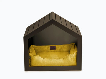 SHELTER Braun Velvet#Gelb