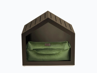 Shelter Braun Velour#Grün