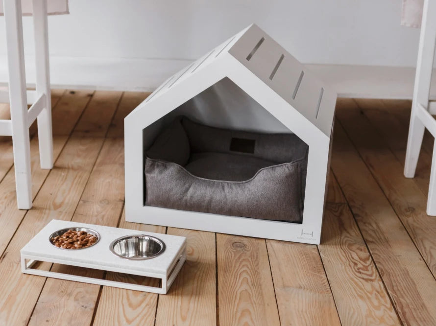 Shelter Weiß Strukturgewebe#Grau