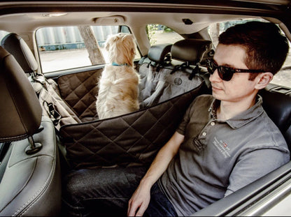Car Dog Hammock Saver Brown for two seats