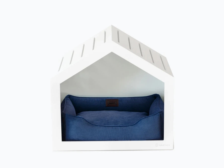 Shelter Weiß Velvet#Blau