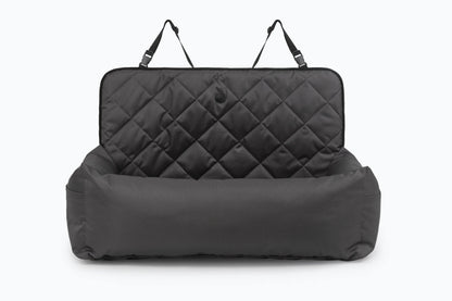BUGGY MOKKO Car seat for dogs made of faux leather and furniture velour for miniature and small dogs / Dog carrier bag / Waterproof / Premium