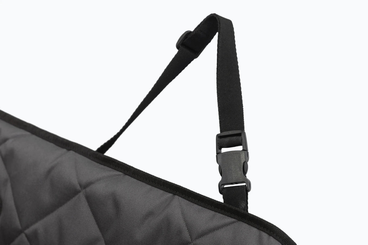 BUGGY MOKKO Car seat for dogs made of faux leather and furniture velour for miniature and small dogs / Dog carrier bag / Waterproof / Premium