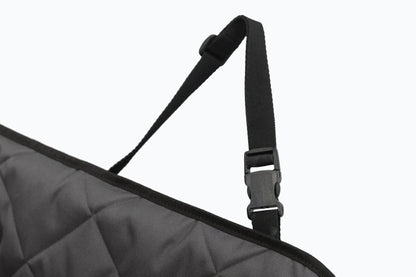 BUGGY MOKKO Car seat for dogs made of faux leather and furniture velour for miniature and small dogs / Dog carrier bag / Waterproof / Premium