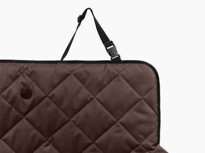 BUGGY MOKKO Car seat for dogs made of faux leather and furniture velour for miniature and small dogs / Dog carrier bag / Waterproof / Premium