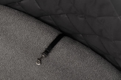 BUGGY MOKKO Car seat for dogs made of faux leather and furniture velour for miniature and small dogs / Dog carrier bag / Waterproof / Premium