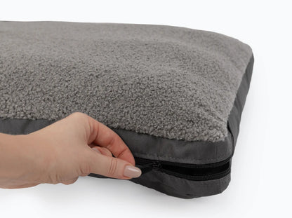 BUGGY MOKKO Car seat for dogs made of faux leather and furniture velour for miniature and small dogs / Dog carrier bag / Waterproof / Premium