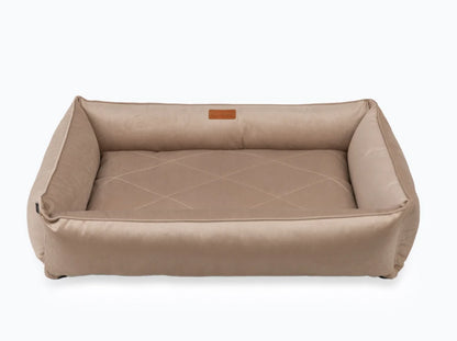SOFA Velour Hundebett#Beige
