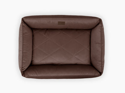 SOFA Velour Hundebett#Braun