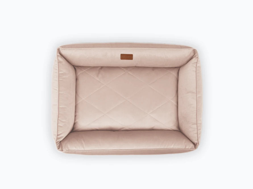 SOFA Velour Hundebett#Pudra