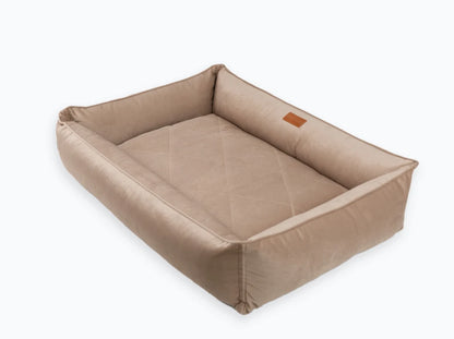 SOFA Velour Hundebett#Beige