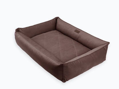SOFA Velour Hundebett#Braun