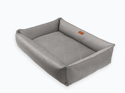 SOFA Velour Hundebett#Grau