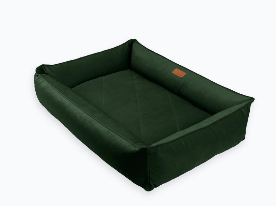 SOFA Velour Hundebett#Grün