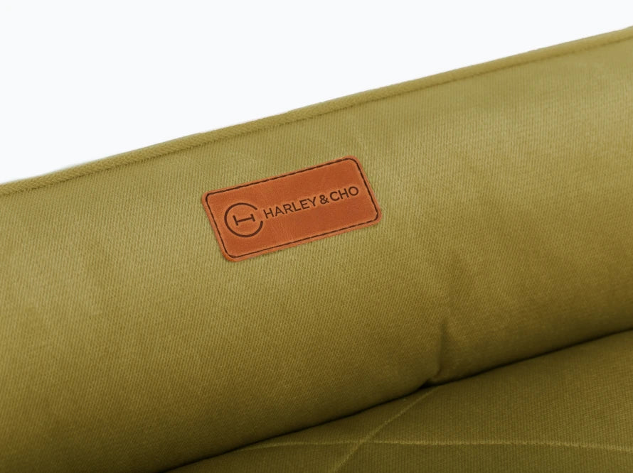 SOFA Velour Hundebett#Olive