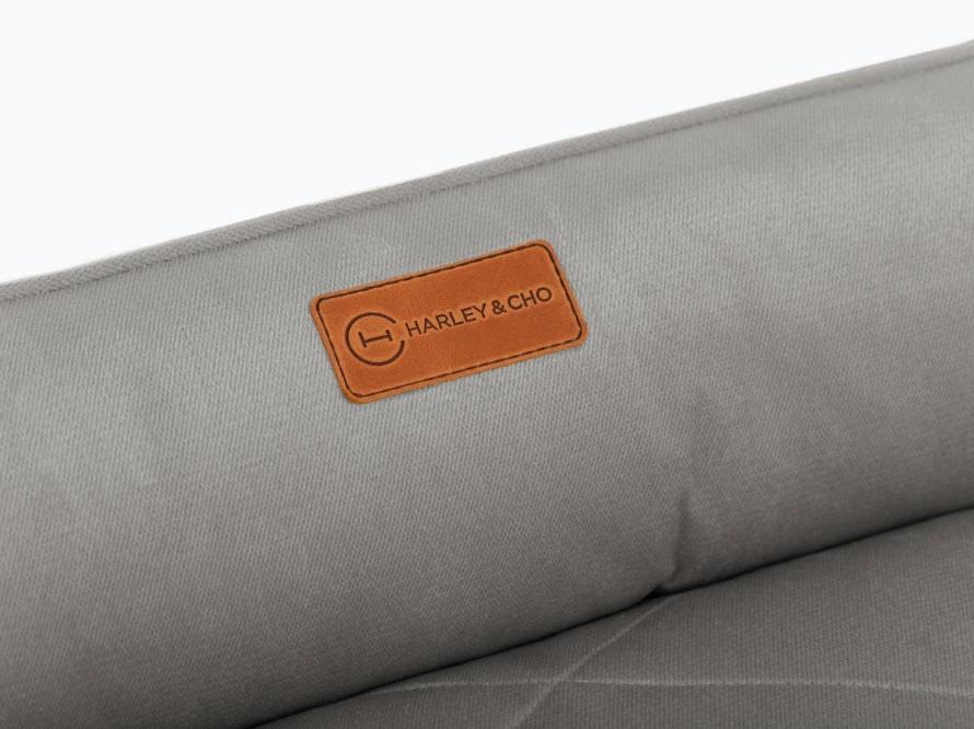 SOFA Velour Hundebett#Grau